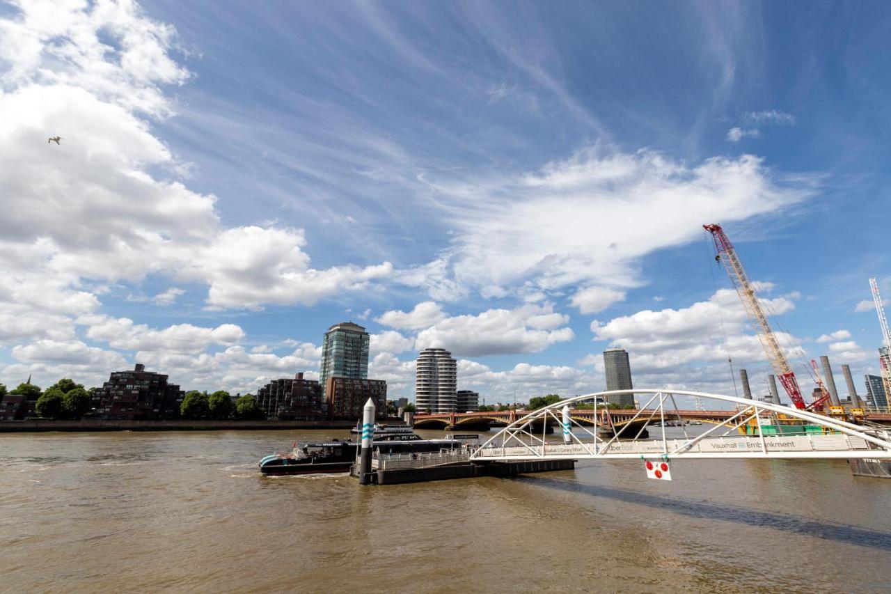 Beautiful River View Close To London Eye Appartement Buitenkant foto